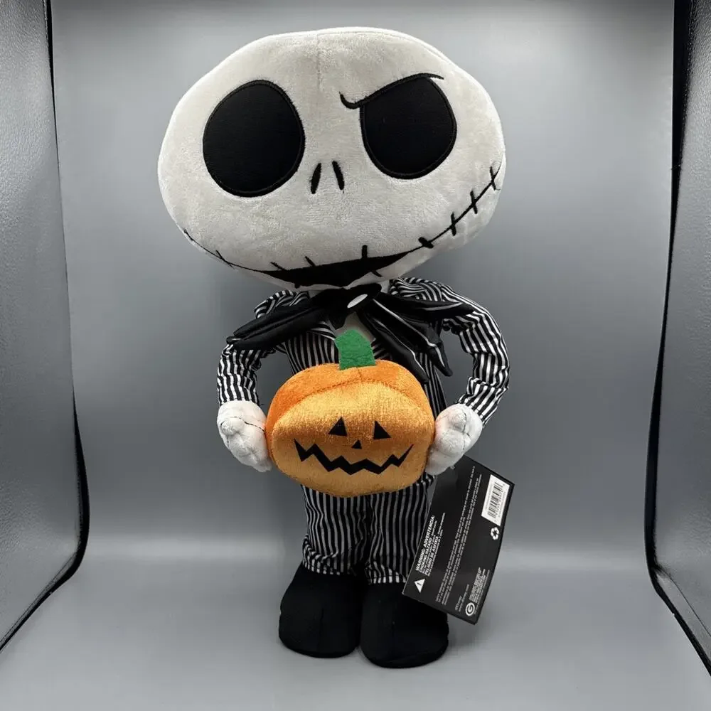 Gemmy Jack Skellington Halloween Greeter 18” Nightmare Before Christmas NWT